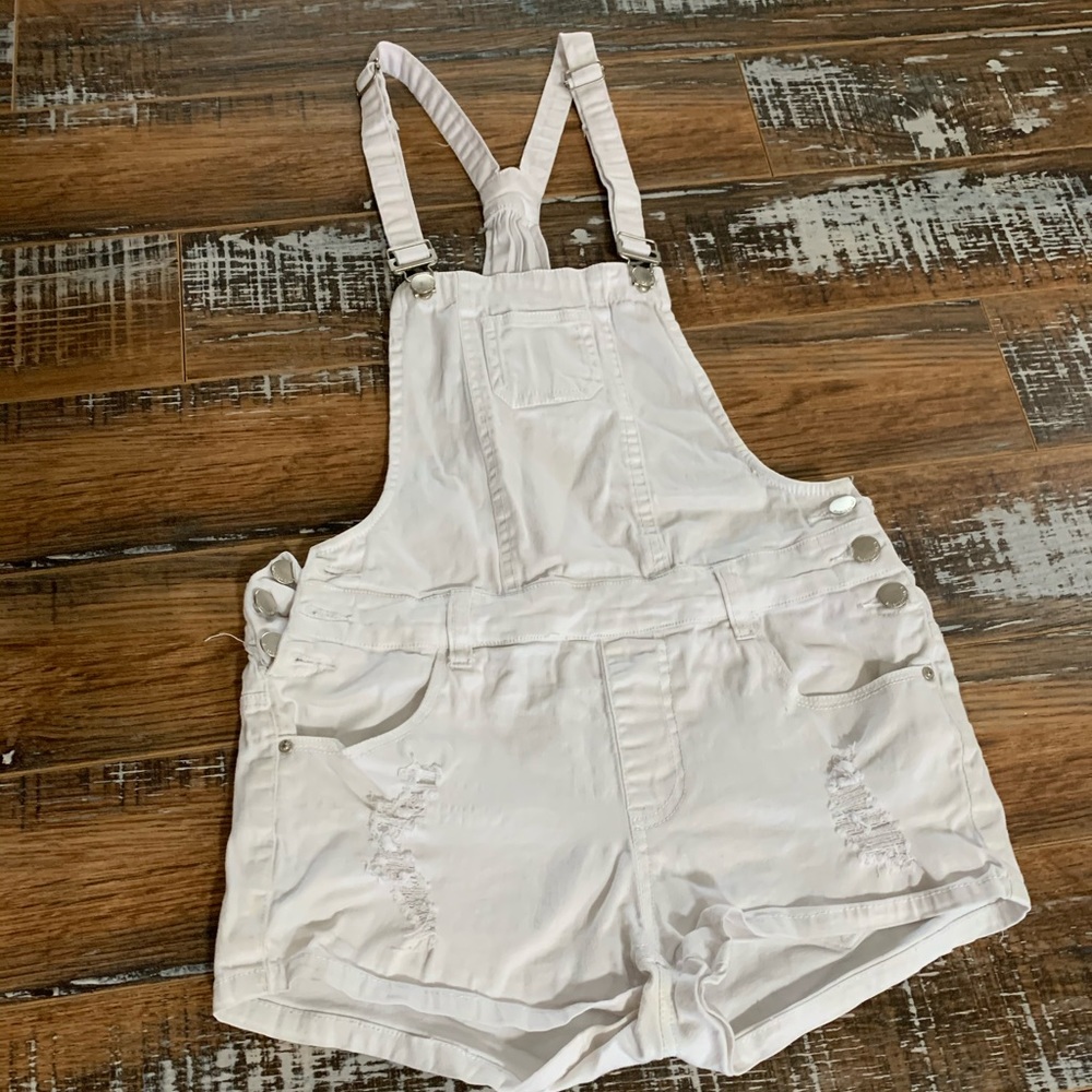 White Shorteralls